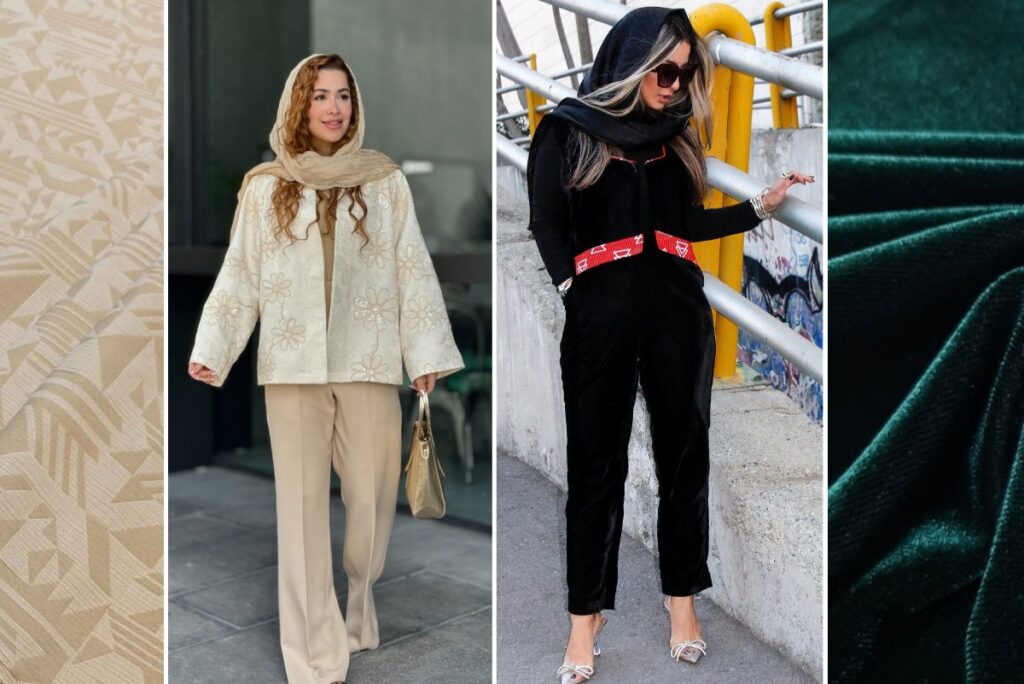 مقایسه کامل پارچه مخمل و ژاکارد؛ کدام انتخاب بهتری برای پاییز است؟