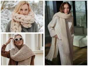 ۱۴ مدل شال‌گردن بلند پشمی که استایل خیابونی‌ رو متحول می‌کنه!