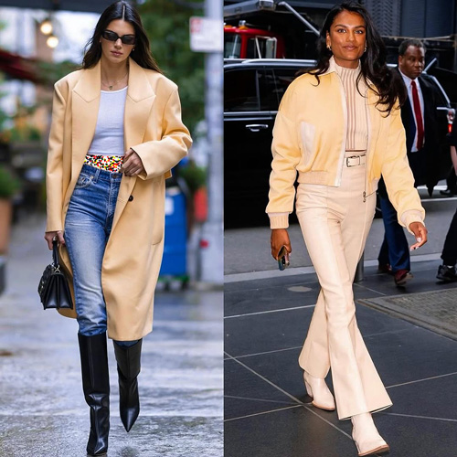 رنگ سال در استایل سلبریتی‌ها