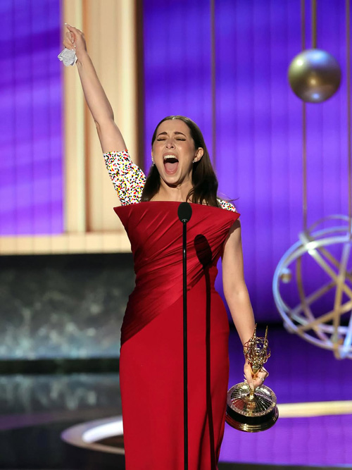 کریستین میلیوتی در مراسم امی ۲۰۲۵