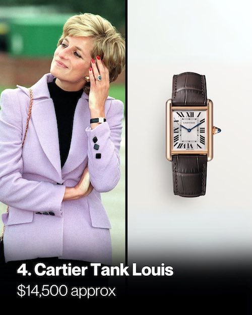 ساعت‌های ظریف و اصیل پرنسس دایانا