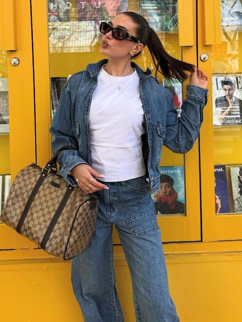 جذابیت کت جین در استایل‌های پاییزی