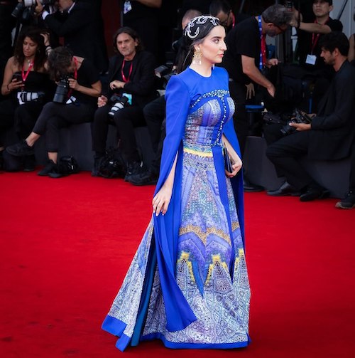 فائزه راد روی فرش قرمز ونیز