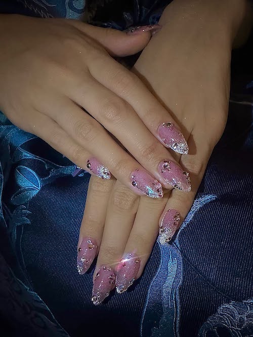 مانیکورهای صورتی لیسا