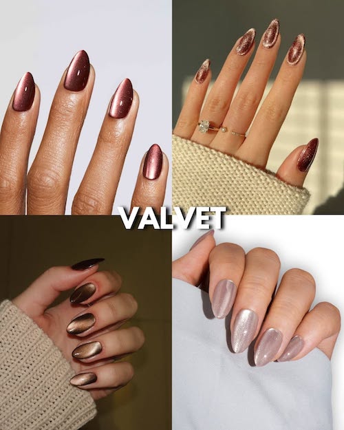 طرح‌های ناخن پاییزی