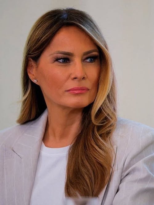 کت و شلوار گشاد ملانیا ترامپ