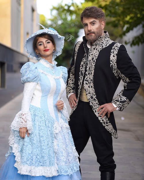 حامد کمیلی در پشت‌صحنه نمایش فردریک