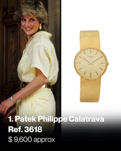 ساعت‌های ظریف و اصیل پرنسس دایانا