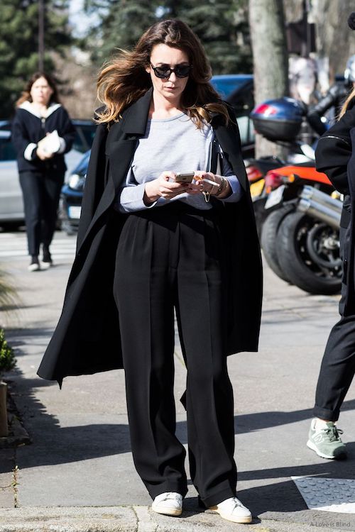 استایل با شلوار واید مشکی