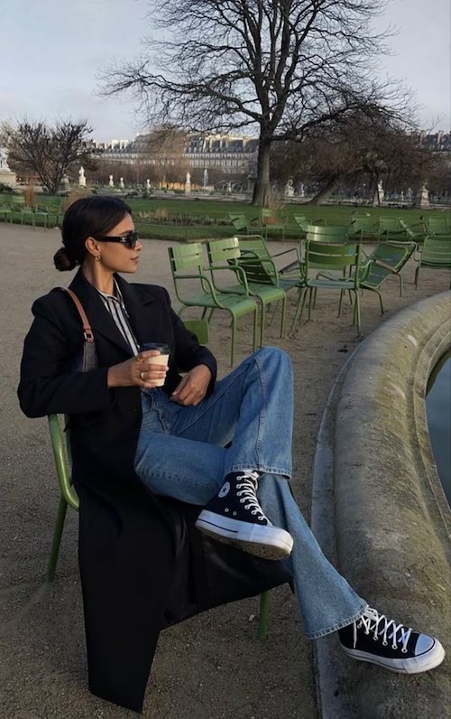 کفش آلاستار در استایل پاییزی