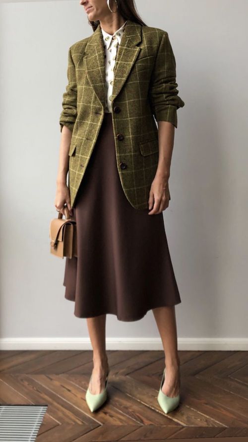 ست کردن کت بلیزر در پاییز