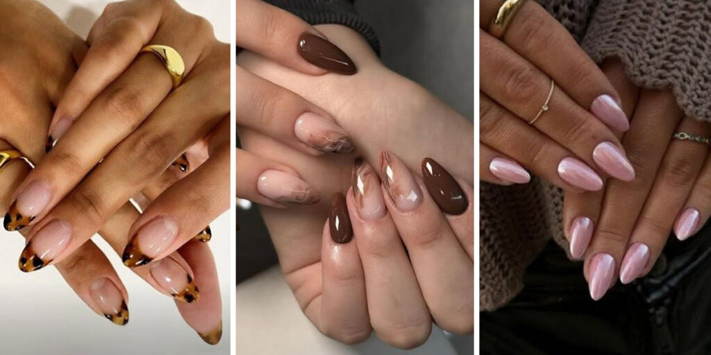 ترندهای ناخن پاییزی ۲۰۲۵؛ از طرح پلنگی تا جزئیات طلایی شیک