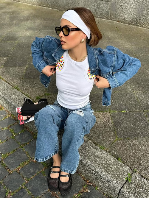 جذابیت کت جین در استایل‌های پاییزی