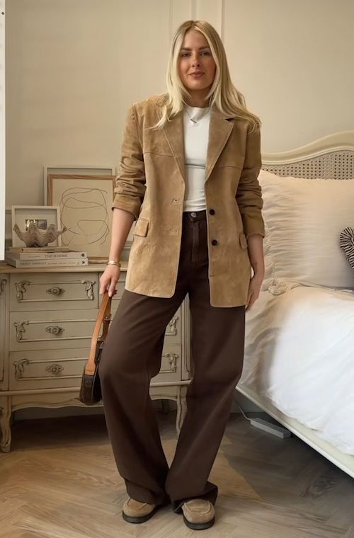 ست کردن کت‌های خاکی در پاییز ۱۴۰۴