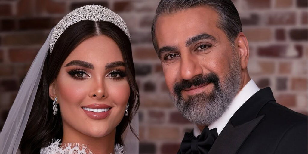 جزئیاتی از لباس عروس همسر بازیگر مشهور که احتمالا ندیده‌اید