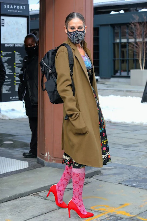 جوراب و پاشنه‌بلند