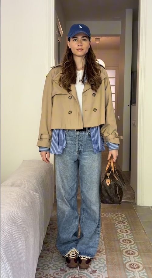 ست کردن بارانی کوتاه