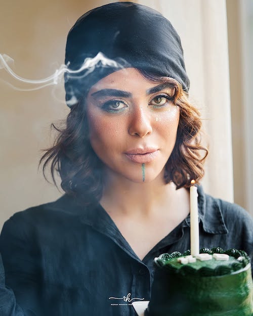 میکاپ جنوبی الهام اخوان