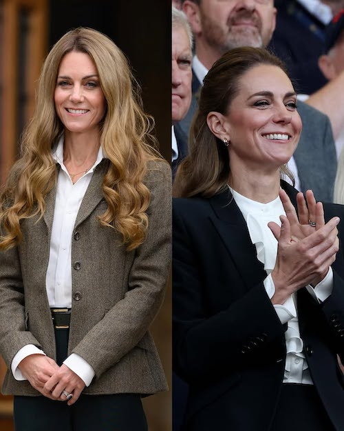 تغییر رنگ موی کیت میدلتون