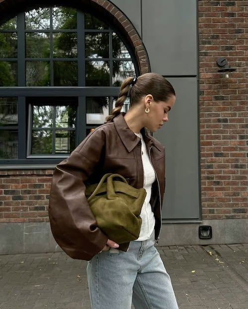 کیف‌های جیر در استایل پاییزی