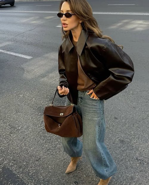 کیف‌های جیر در استایل پاییزی