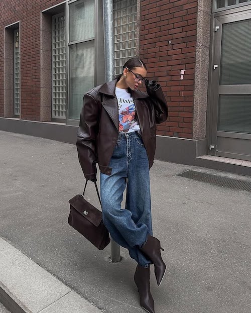 کیف‌های جیر در استایل پاییزی