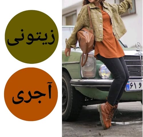 ترکیب‌رنگ‌های زیتونی