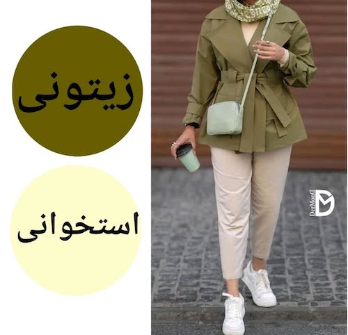 ترکیب‌رنگ‌های زیتونی