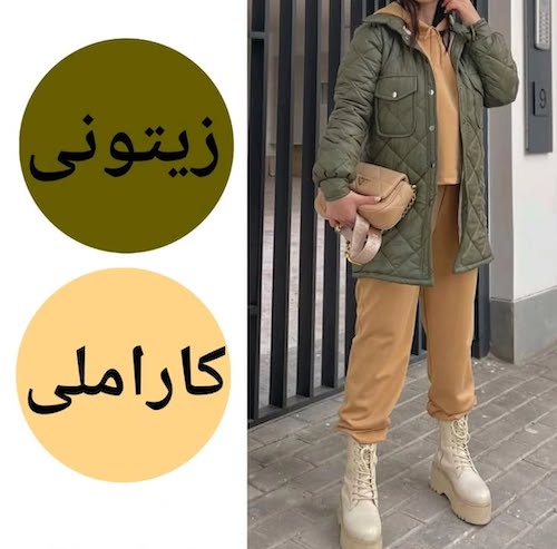 ترکیب‌رنگ‌های زیتونی