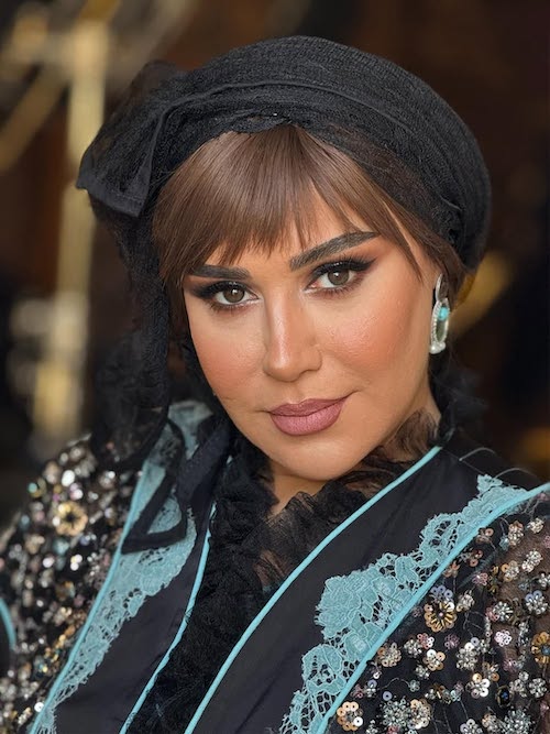 آرایش غلیظ نسیم ادبی