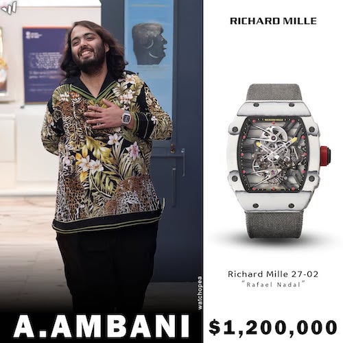 ساعتهای آنانت آمبانی از برند ریچارد میل