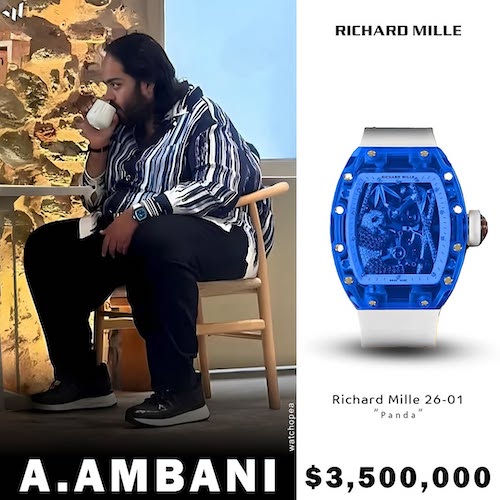 ساعتهای آنانت آمبانی از برند ریچارد میل