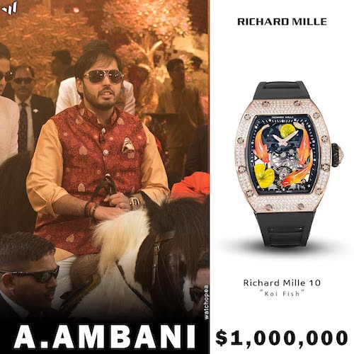 ساعتهای آنانت آمبانی از برند ریچارد میل