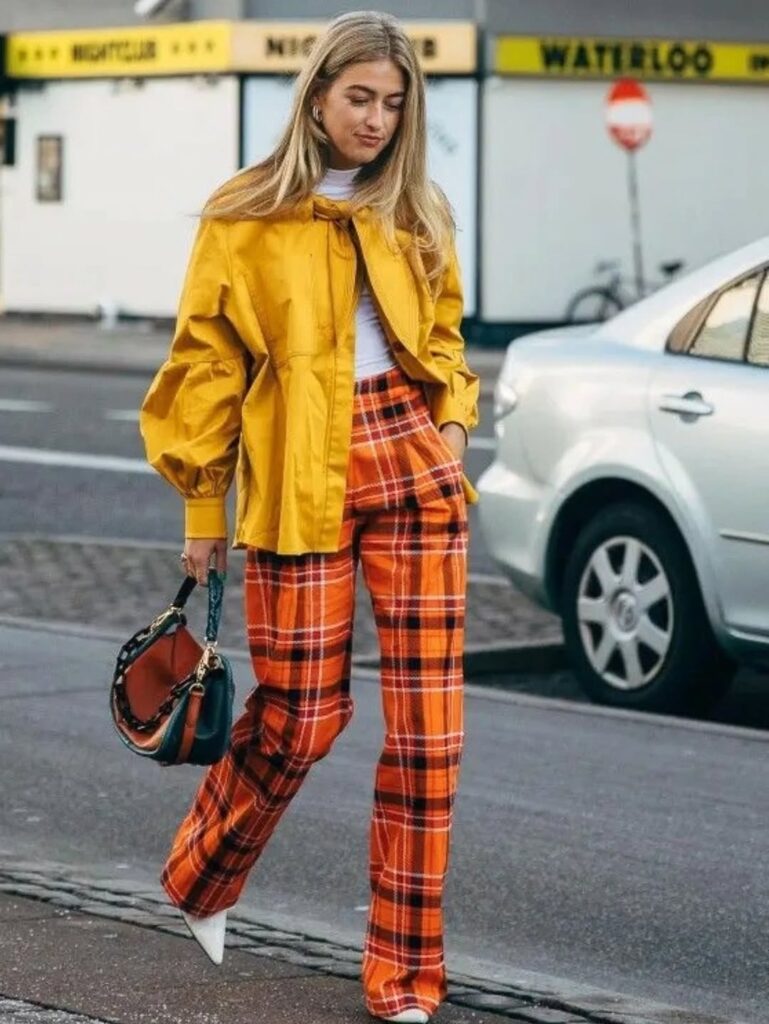 لباس‌های چهارخونه در پاییز