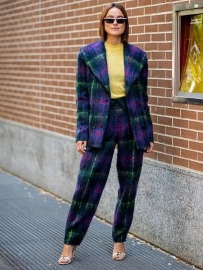 لباس‌های چهارخونه در پاییز