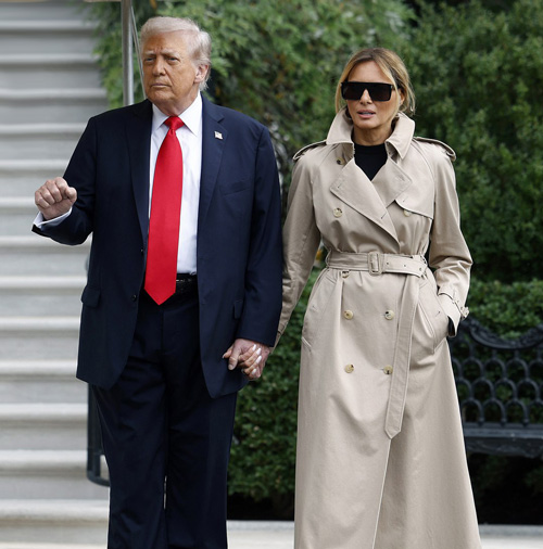 ملانیا ترامپ در لندن