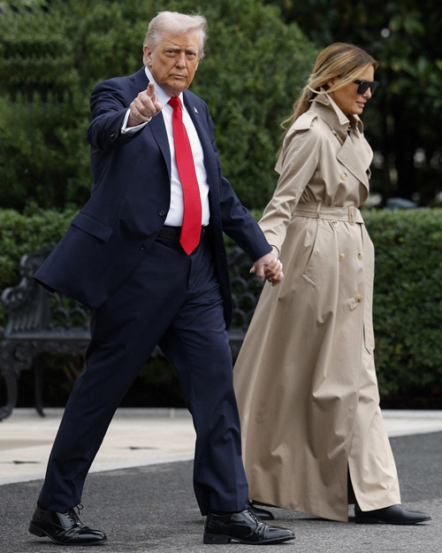 ملانیا ترامپ در لندن