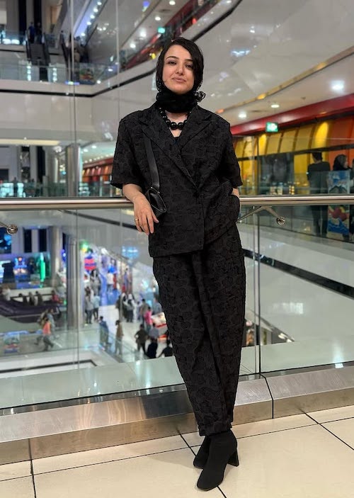 استایل مشکی ندا جبرائیلی