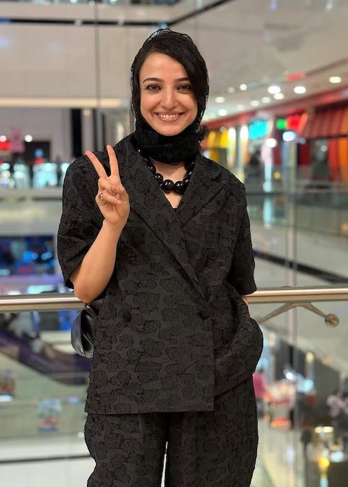 استایل مشکی ندا جبرائیلی