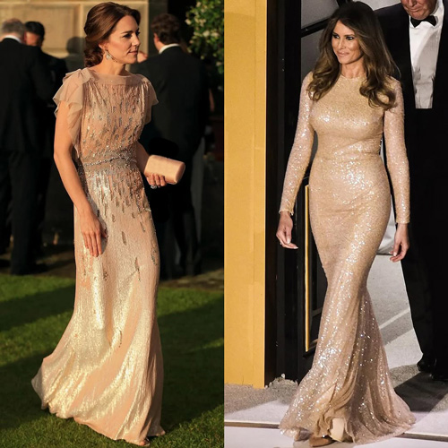 شباهت استایلهای کیت و ملانیا