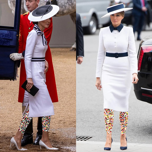 شباهت استایلهای کیت و ملانیا