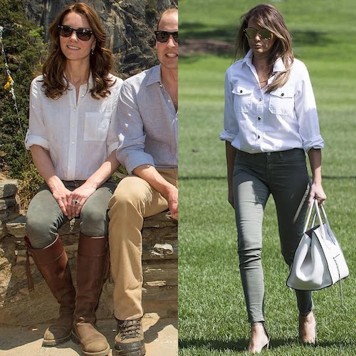 شباهت استایلهای کیت و ملانیا