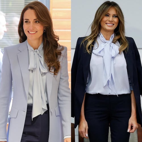 شباهت استایلهای کیت و ملانیا