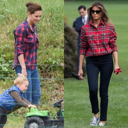 شباهت استایلهای کیت و ملانیا