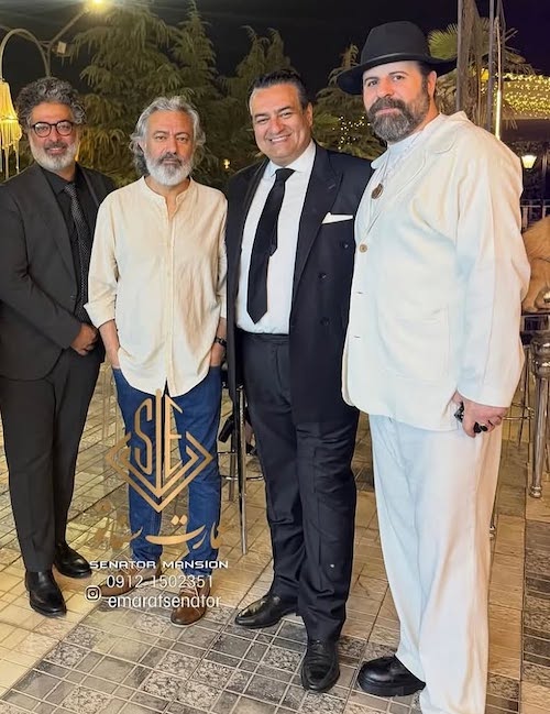 ستارهها در عروسی محمد نادری