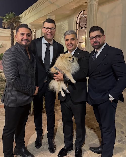 ستارهها در عروسی محمد نادری