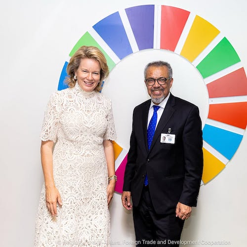 پیراهن سفید ملکه ماتیلده بلژیک