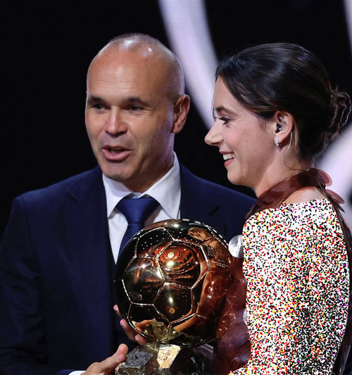 آیتانا بونماتی در مراسم توپ طلا