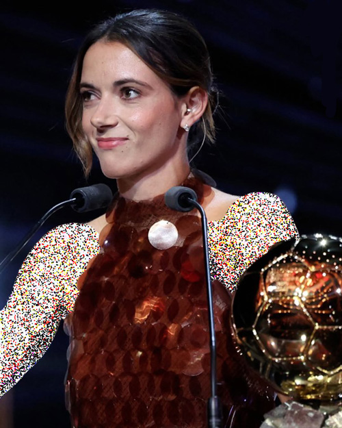 آیتانا بونماتی در مراسم توپ طلا