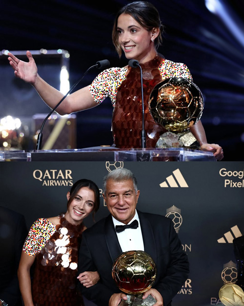 آیتانا بونماتی در مراسم توپ طلا